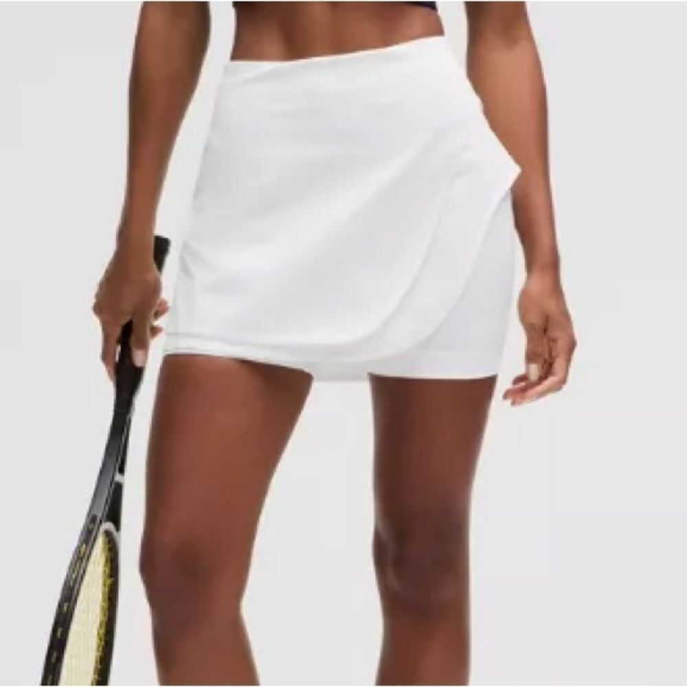 New Lululemon Asymmetrical Layered High-Rise Tennis Skirt